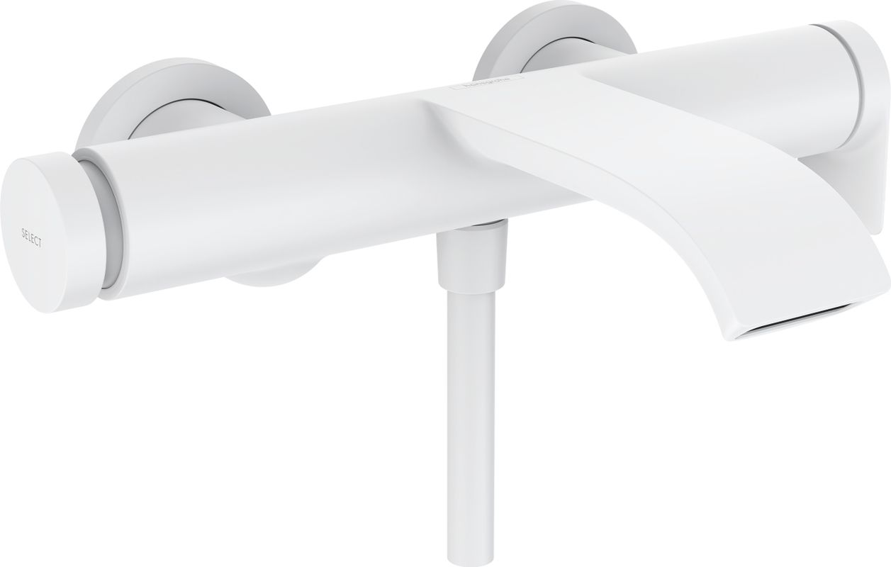 Hansgrohe Wannenmischer Aufputz Vivenis matt, Farbe weiß Bild 1