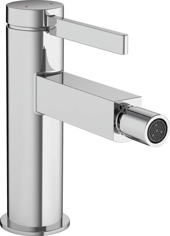 Hansgrohe Bidetmischer Finoris, mit Push-Open Ablaufgarnitur, Farbe chrom Bild 1