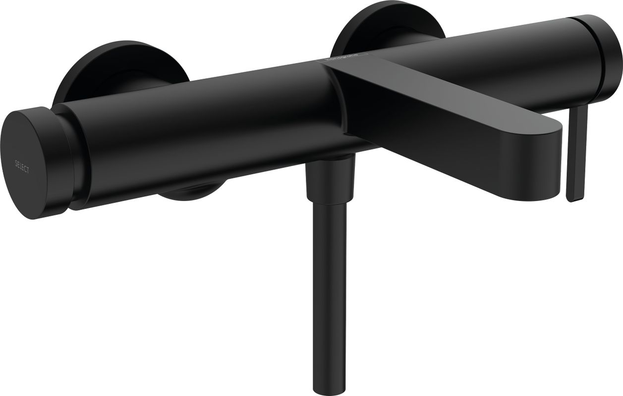 Hansgrohe Wannenmischer Aufputz Finoris matt, Farbe schwarz Bild 1