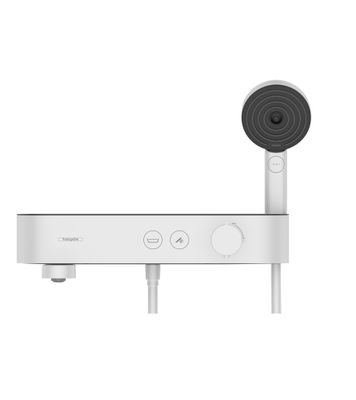 Hansgrohe Thermostat ShowerTablet Select 400 Wanne Aufputz matt, DN 15, Farbe weiß Bild 2