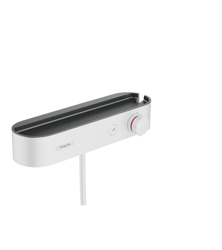 Hansgrohe Thermostat ShowerTablet Select 400 Brause Aufputz matt, DN 15, Farbe weiß Bild 1