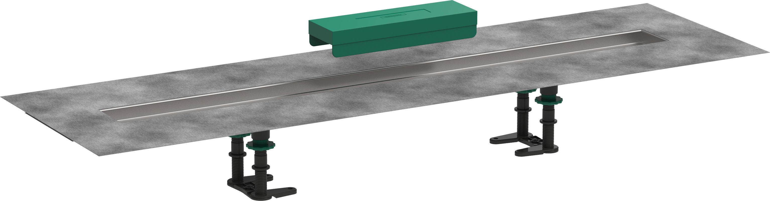 Hansgrohe Installationsset RainDrain 900 mm, für Duschrinnen Fertigsets, 41 x 900 x 113 mm Bild 1