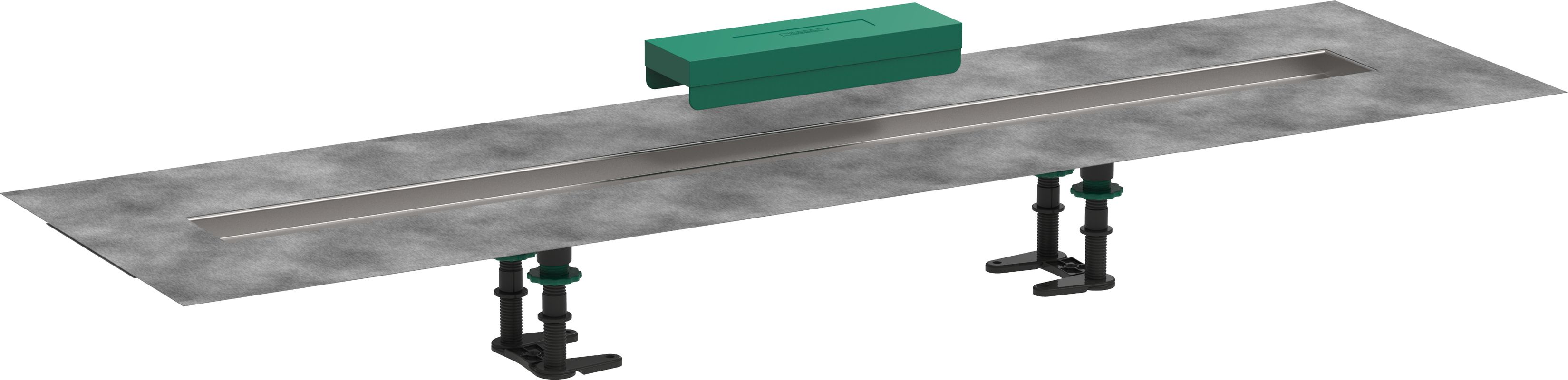 Hansgrohe Installationsset RainDrain 1000 mm, für Duschrinnen Fertigsets, 41 x 1000 x 113 mm Bild 1