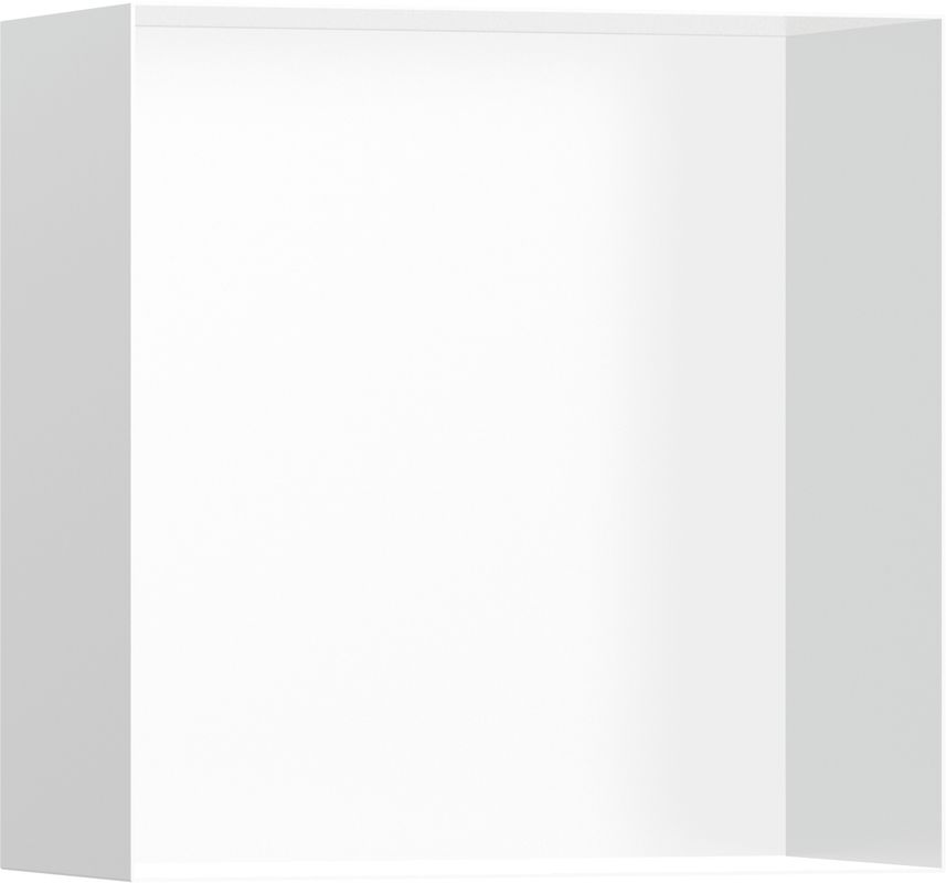 Hansgrohe Wandnische XtraStoris Minimalistic rahmenlos 300 x 300 x 140 mm MW, 390 x 390 mm, Farbe weiß Bild 1