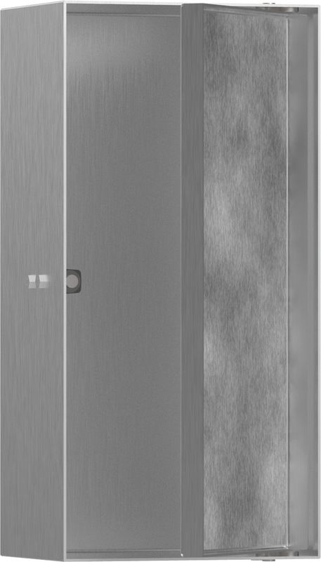 Hansgrohe XtraStoris Rock Wandnische, mit befliesb.Tür 300 x 150 x 100 mm BST, 390 x 240 mm Bild 1