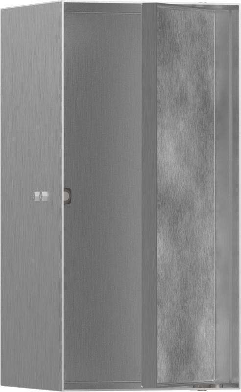 Hansgrohe XtraStoris Rock Wandnische, mit befliesb.Tür 300 x 150 x 140 mm BST, 390 x 240 mm Bild 1