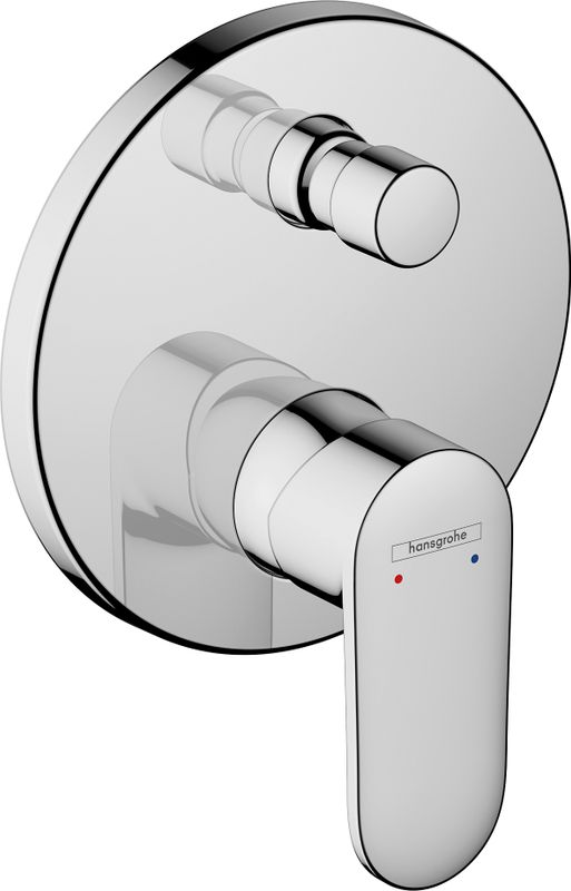 Hansgrohe Fertigset Vernis Blend verchromt, für Einhand-UP-Wannenbatterie, Farbe chrom Bild 1