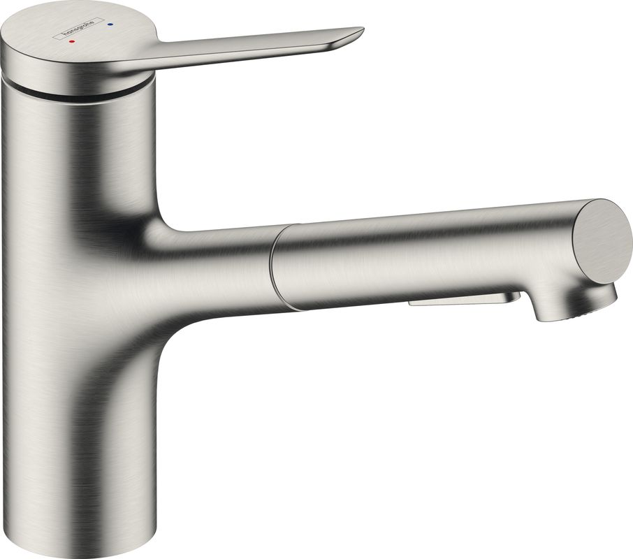 Hansgrohe Spültischmischer 150 Zesis M33 Ausziehbrause 2j sBox lite edelstahl-opt, Farbe silber Bild 1