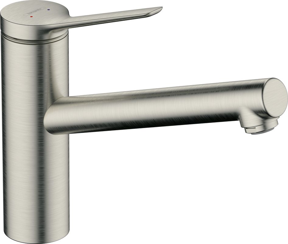 Hansgrohe Spültischmischer 150 M33 1jet, Edelstahl Optik, Farbe silber Bild 1