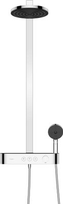 Hansgrohe Showerpipe Pulsify S 260 2-strahlig, mit AP-Brausethermostat, 1104 x 413 x 276 mm, Farbe chrom Bild 3
