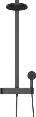 Hansgrohe S Showerpipe 260 2-strahlig, mit AP-Thermostat, 1104 x 413 x 276 mm, Farbe schwarz Bild 3