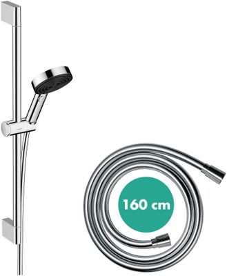 Hansgrohe Select S Brausegarnitur 105 3jet Relaxation, Brausstange 65 cm, Farbe chrom Bild 2