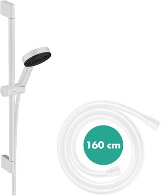 Hansgrohe Brauseset Pulsify Select S 105 3jet Relaxation, mit Brausestange Typ 65 MW, Farbe weiß Bild 2