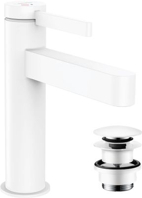 Hansgrohe Waschtischmischer 110 Finoris CoolStart matt, Farbe weiß Bild 2