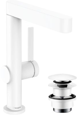 Hansgrohe Waschtischmischer 230 Finoris Schwenkauslauf matt, Farbe weiß Bild 2