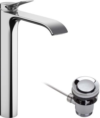 Hansgrohe Waschtischmischer 250 Vivenis, mit Zugstangen-Ablaufgarn.Highriser chr, Farbe chrom Bild 2
