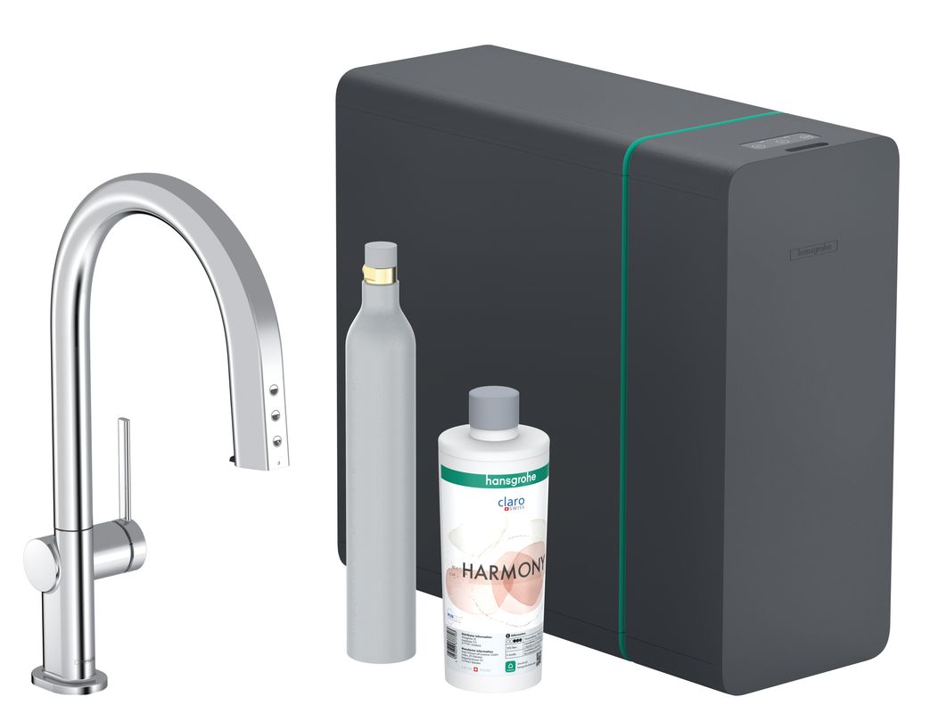 Hansgrohe SodaSystem 210 Aqittura M91 Ausziehauslauf 1j sBox Starter Set, Farbe chrom Bild 1