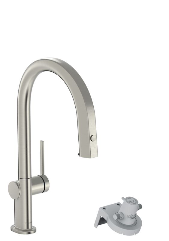 Hansgrohe FilterSystem 210 Aqittura M91 Ausziehausl.1jet edelstahl-optik, Farbe silberfarben Bild 1