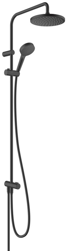Hansgrohe Showerpipe Vernis Blend Reno EcoSmart matt, 1130 x 205 x 501 mm, Farbe schwarz Bild 1