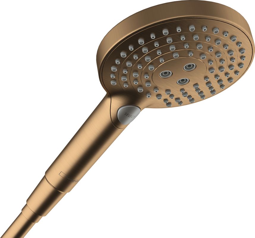 Hansgrohe Handbrause Raindance Select S 120 3jet PowderRain BBR, Farbe bronze Bild 1