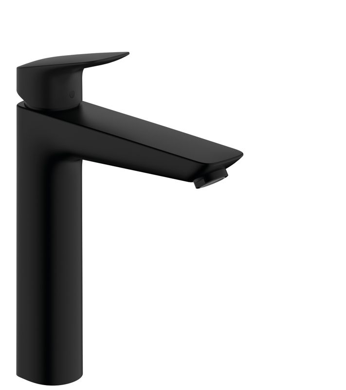 Hansgrohe Waschtischmischer 190 Logis, ohne Ablaufgarnitur matt, Farbe schwarz Bild 1