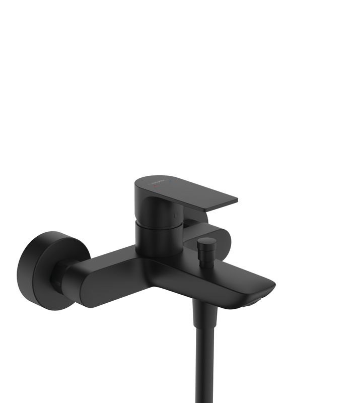 Hansgrohe Wannenmischer Aufputz Rebris E MSW, Farbe schwarz Bild 1