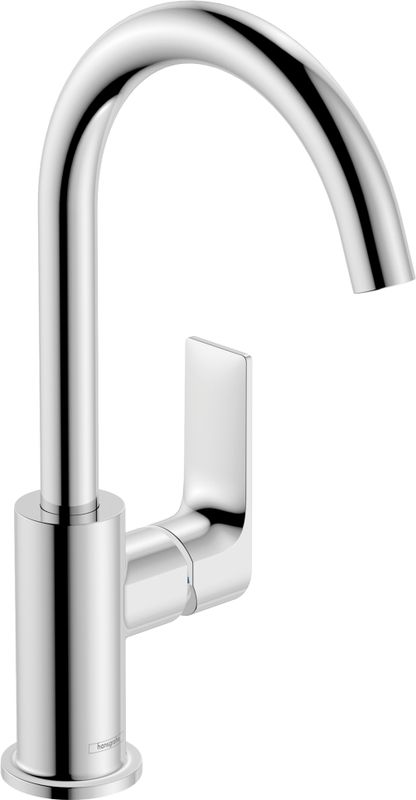 Hansgrohe E Einhebel-Waschtischmischer 210 Schwenkauslauf, mit Zugstange, Farbe chrom Bild 1