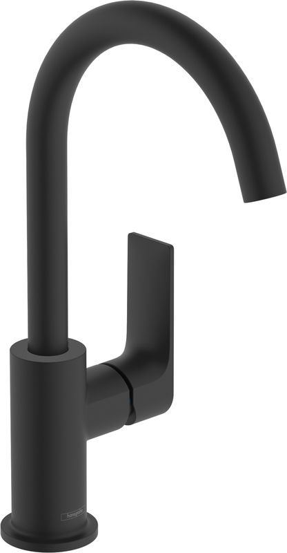 Hansgrohe Einhebel-Waschtischmischer Rebris E 210 Schwenkauslauf mit Zugstange MSW, Farbe schwarz Bild 1