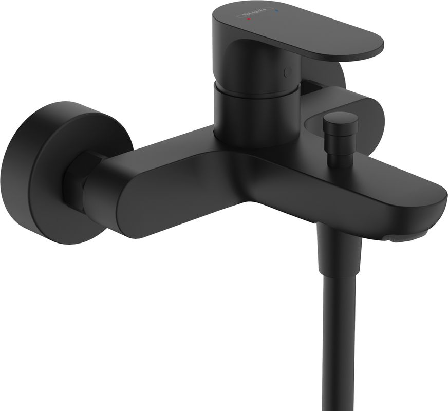 Hansgrohe Wannenmischer Aufputz Rebris S MSW, Farbe schwarz Bild 1