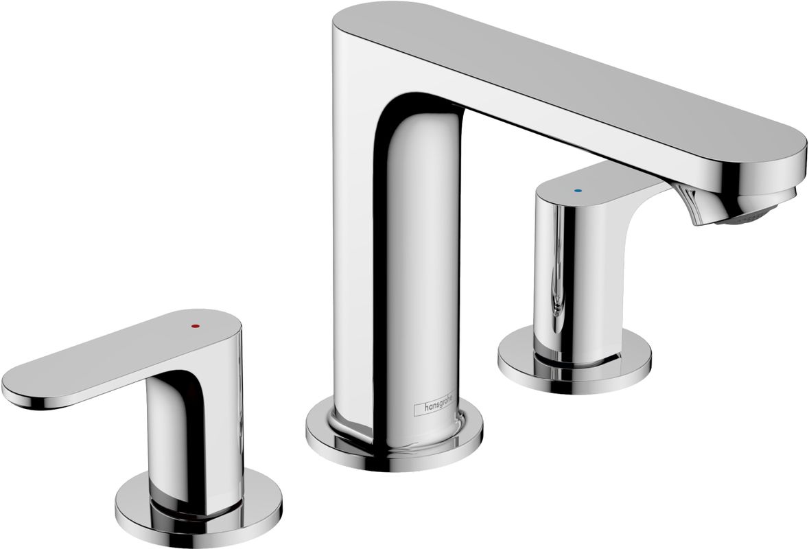 Hansgrohe 3-Loch Waschtischarmatur Rebris S, mit Zugstange, Farbe chrom Bild 1