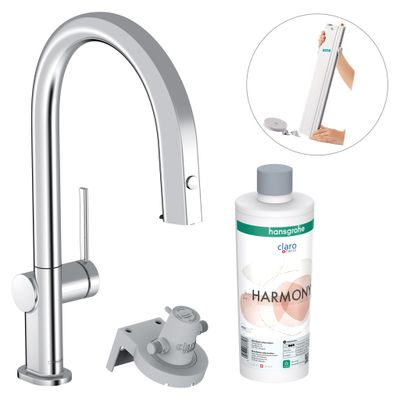 Hansgrohe FilterSystem 210 Aqittura M91 Ausziehausl.1jet sBox Starter Set, Farbe silberfarben Bild 4