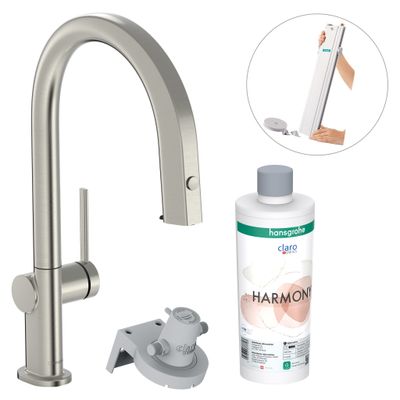 Hansgrohe FilterSystem 210 Aqittura M91 Ausziehausl.1jet sBox Starter Set, Farbe silberfarben Bild 2