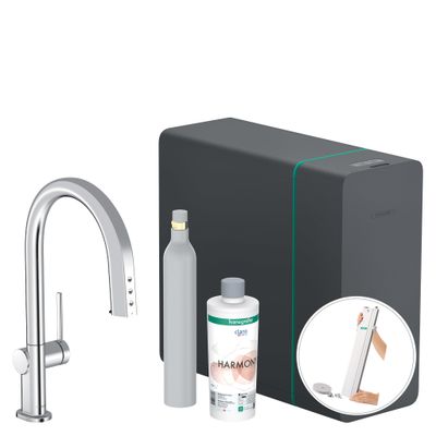 Hansgrohe SodaSystem 210 Aqittura M91 Ausziehauslauf 1j sBox Starter Set, Farbe chrom Bild 4
