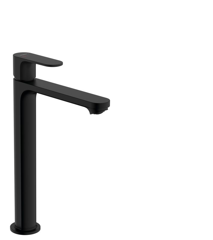 Hansgrohe Waschtischmischer Rebris S 240 CoolStart mit Zugstange MSW, Farbe schwarz Bild 1