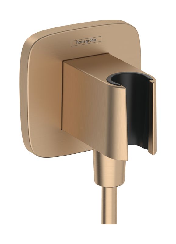 Hansgrohe Brausehalter FixFit Q Porter KS, für Handbrause BBR, Farbe bronze Bild 1