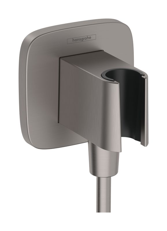 Hansgrohe Brausehalter FixFit Q Porter KS, für Handbrause BBC, Farbe black chrome Bild 1