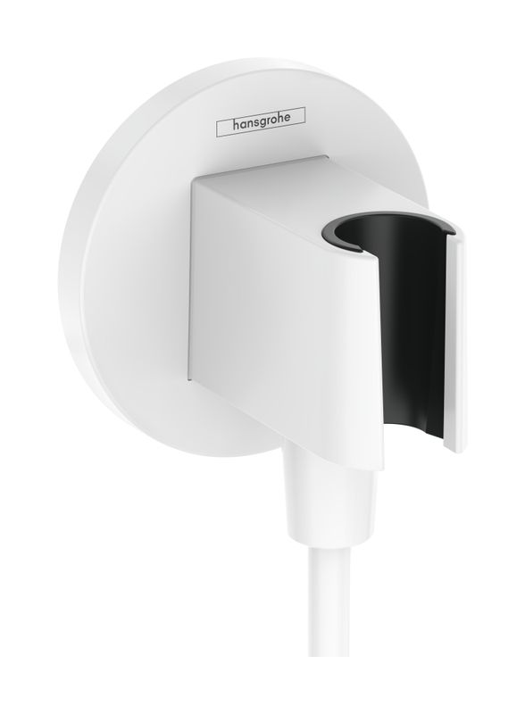 Hansgrohe Brausehalter FixFit S Porter KS, für Handbrause matt, Farbe weiß Bild 1