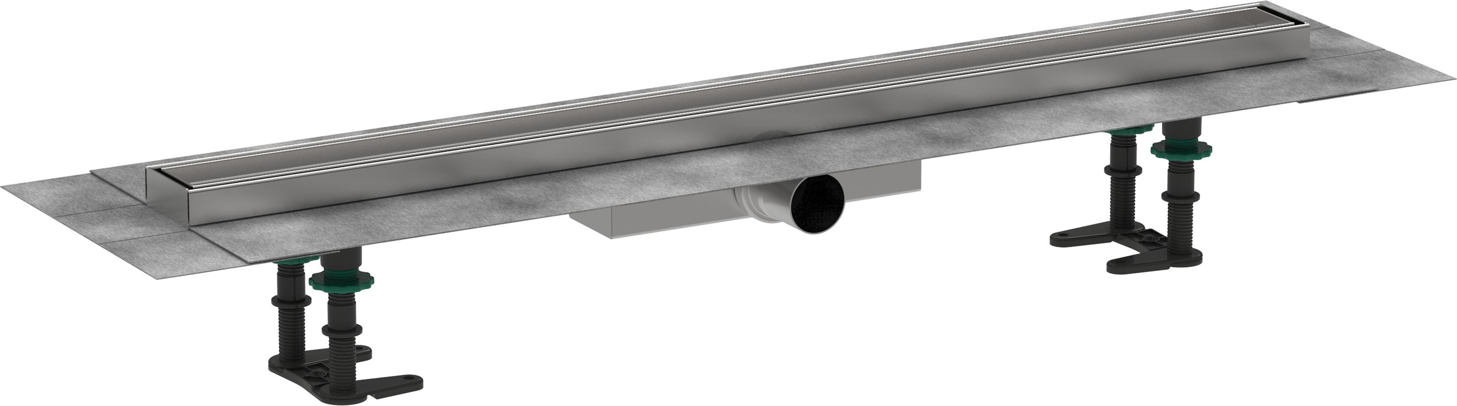 Hansgrohe Komplettset RainDrain Compact 800 mm befliesbar für flache Installation, 191 x 800 x 64 mm Bild 1