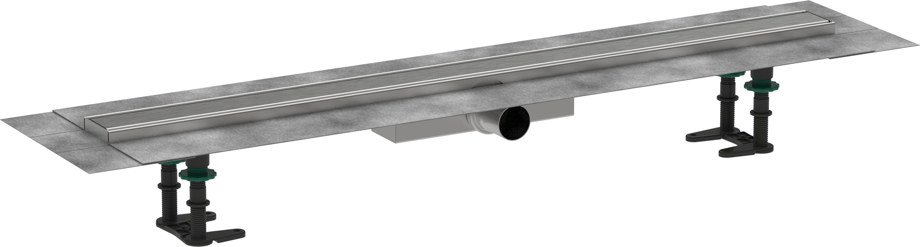 Hansgrohe Komplettset RainDrain Compact 900 mm für flache Installation BST, 181 x 900 x 77 mm Bild 1