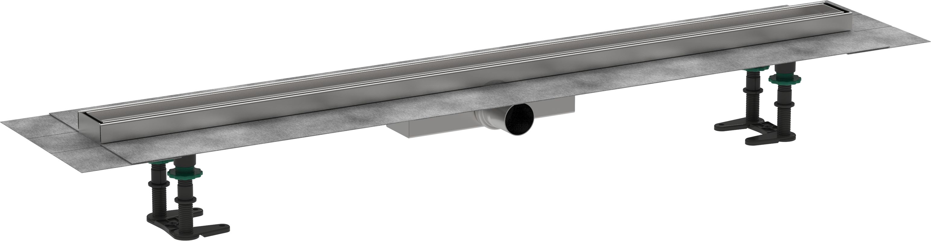 Hansgrohe Komplettset RainDrain Compact 1000 mm befliesbar für flache Installation, 191 x 1000 x 64 mm Bild 1
