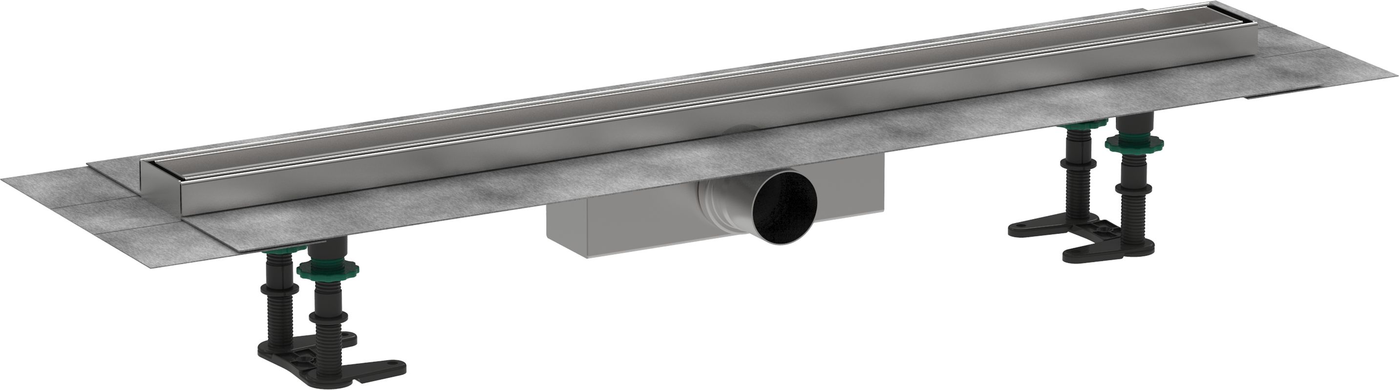 Hansgrohe Komplettset RainDrain Compact 800 mm befliesb.Standardinstallation BST, 200 x 800 x 64 mm Bild 1