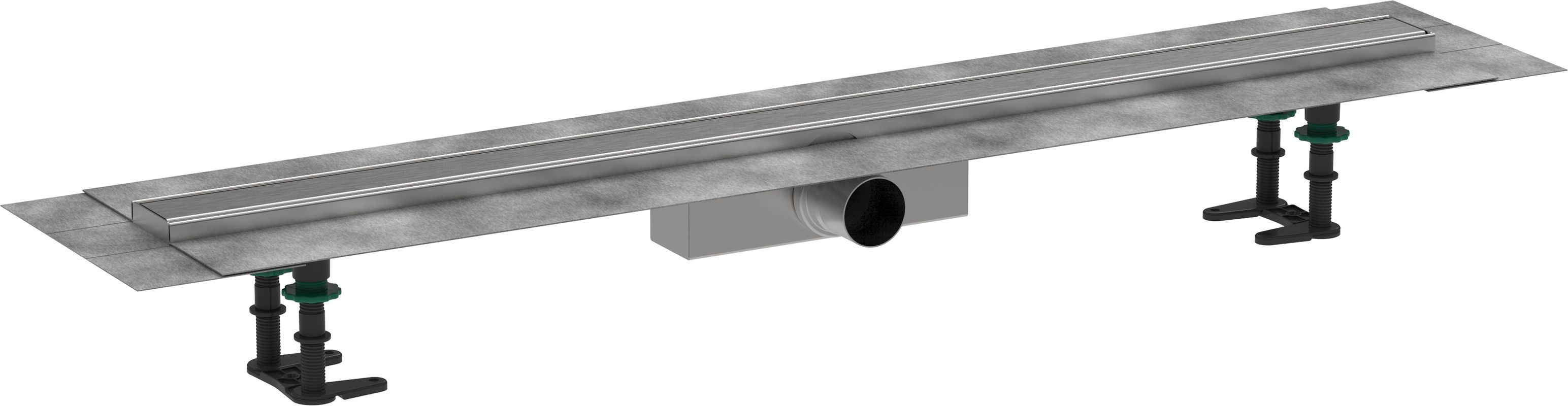 Hansgrohe Komplettset RainDrain Compact 1000 mm, für Standardinstallation BST, 181 x 1000 x 77 mm Bild 1