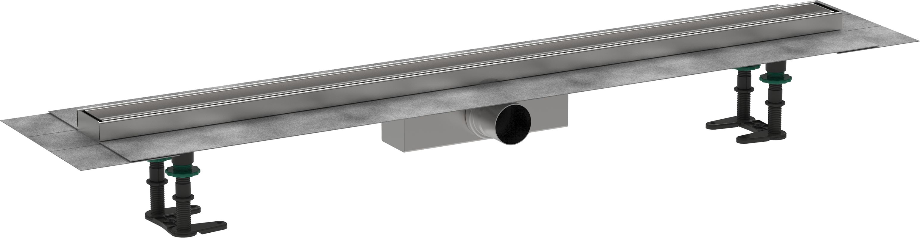 Hansgrohe Komplettset RainDrain Compact 1000 mm befliesb.Standardinstallation BST, 200 x 1000 x 64 mm Bild 1