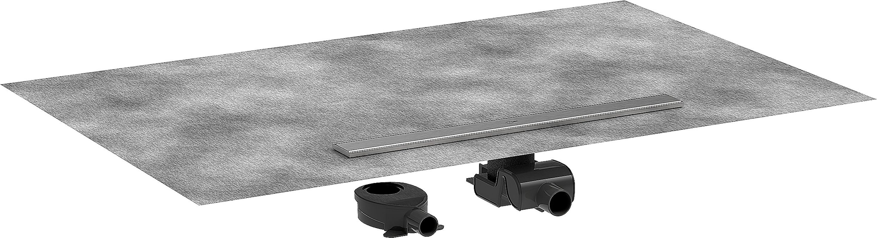 Hansgrohe Komplettset RainDrain Allround 700 mm für Stand./flache Installation BST, 105 x 700 x 69 mm Bild 1