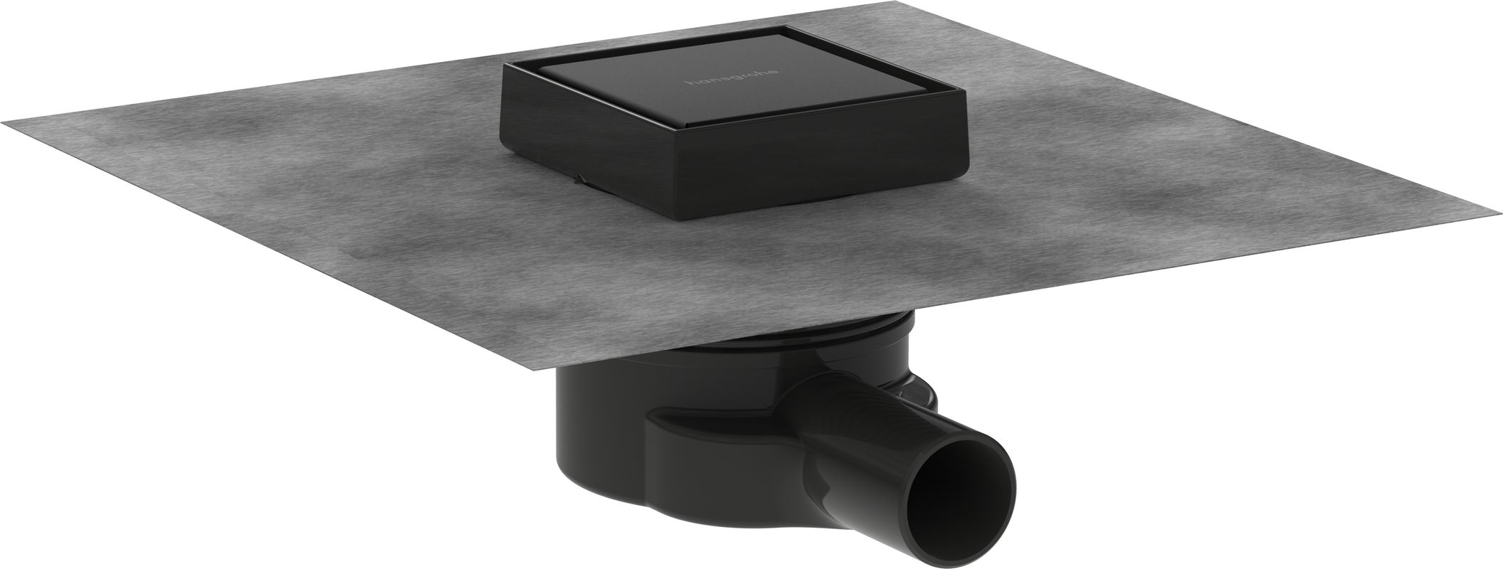 Hansgrohe Komplettset Punktab.RainDrain Point 100 x 100 mm befliesbar MSW, 117 x 100 x 100 mm Bild 1