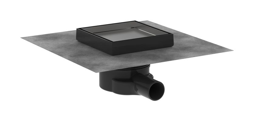 Hansgrohe Komplettset Punktab.RainDrain Point 150 x 150 mm befliesbar, 117 x 146 x 146 mm, Farbe silberfarben Bild 2