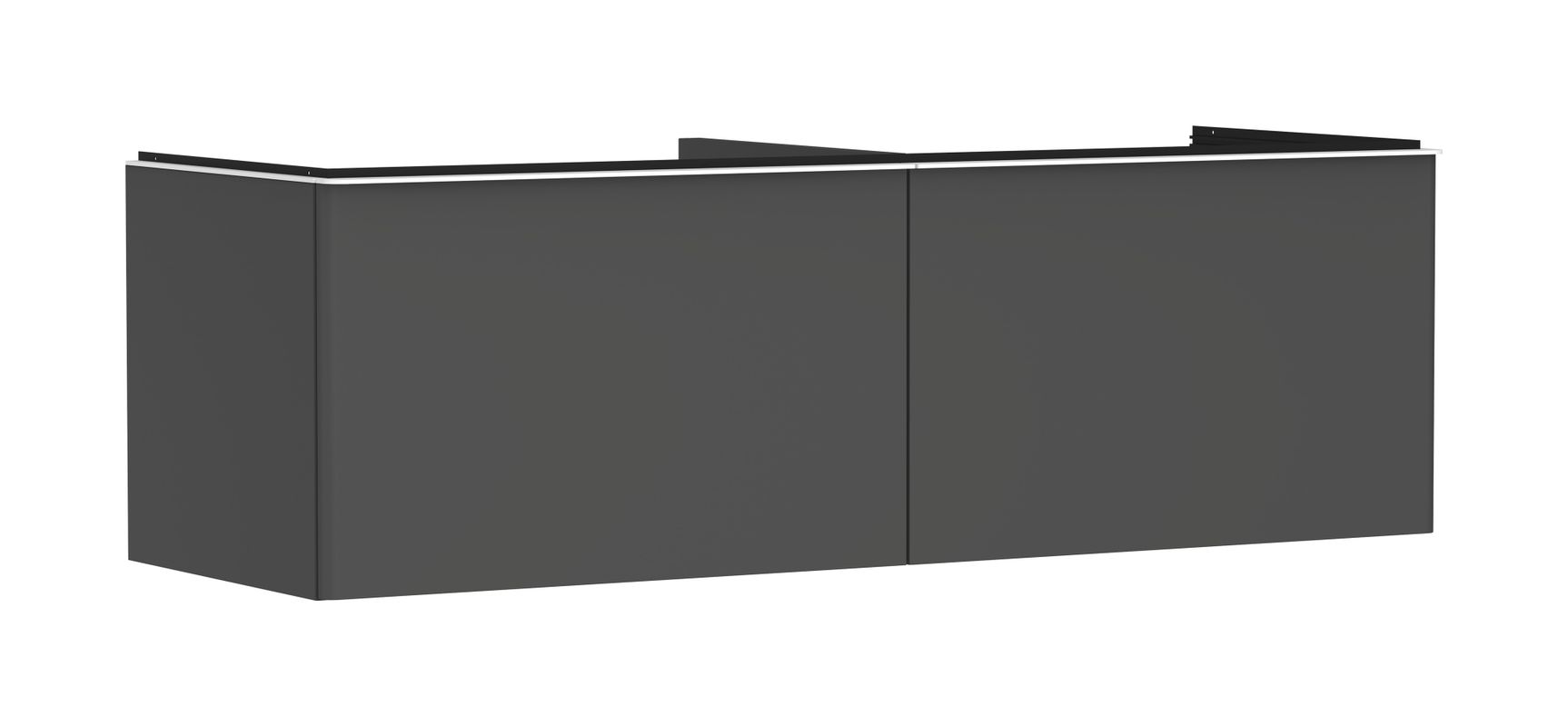 Hansgrohe Waschtischunterschrank Xelu Q DGM 1560 x 540 mm mit 2SK für Kons.mit AWT ge MW, 495 x 1560 x 570 mm, Farbe weiß Bild 1