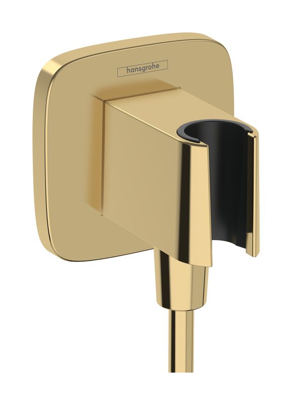 Hansgrohe Brausehalter FixFit Q Porter KS, für Handbrause PGO, Farbe gold Bild 1