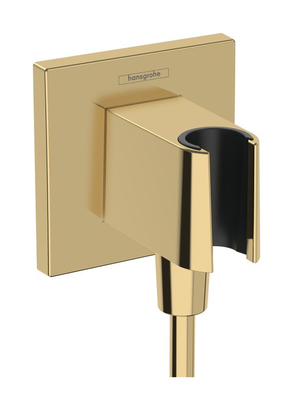 Hansgrohe Brausehalter FixFit E Porter KS, für Handbrause PGO, Farbe gold Bild 1