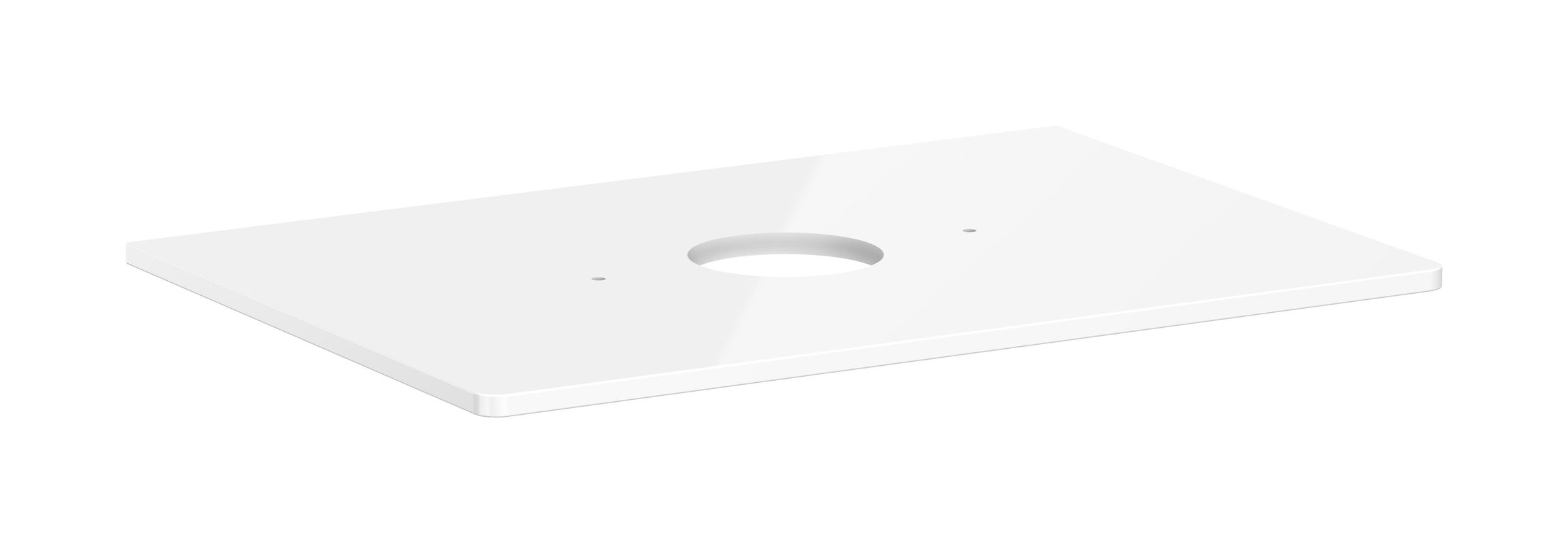 Hansgrohe Konsole Xelu Q 780 x 540 mm mit Aus.mittig für AWT, ohne Hahnloch we hgl, 780 x 550 mm Bild 1